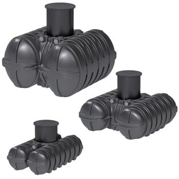 Roth Twinbloc Flachtank 1500 Liter bis 10000 Liter inklusive Schacht und Deckel